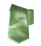        NM Satin Krawatte - Hellgrün Unifarbige Krawatten